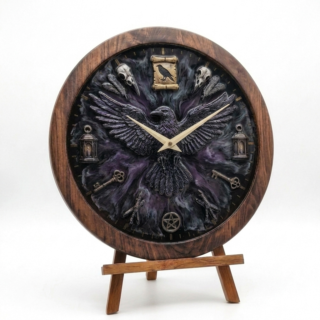 Raven Wall Clock