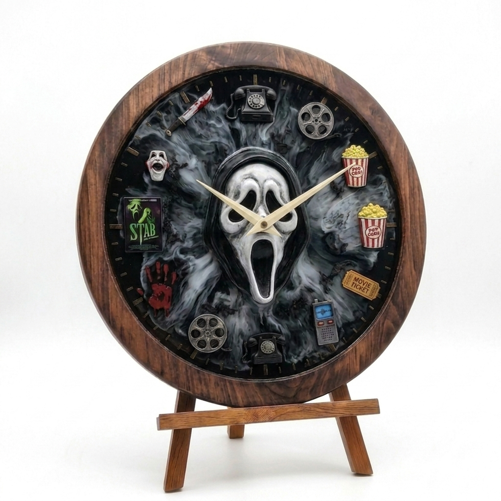 Ghostface Wall Clock