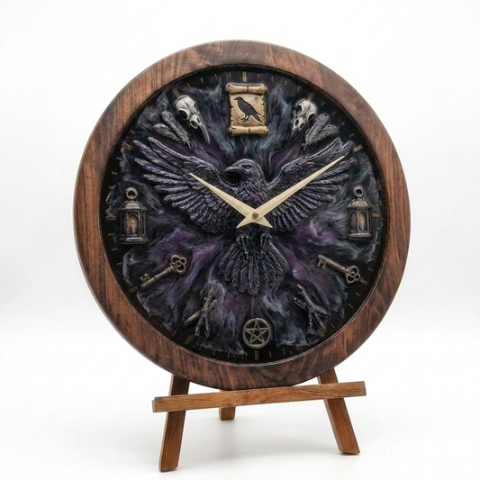 Raven Wall Clock